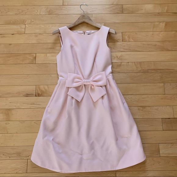 ted baker pink dress with bow Ted Baker Younger Girls Bow Occasion Dress - Pink